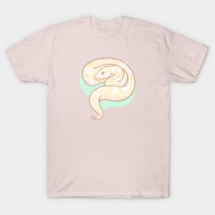 Albino Ball Python Original Illustration T-Shirt